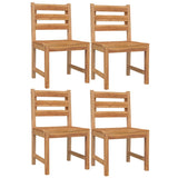 5 Piece Garden Dining Set Solid Wood Teak 3157185