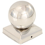 Post Caps 6 pcs Globe Final Stainless Steel 91x91 mm 145495