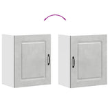 Kitchen Wall Cabinets 2 pcs Kalmar Concrete Grey Engineered Wood 853566