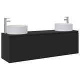 Bathroom Cabinet Set 3 pcs Black 49.5 x 44.5 x 65.5 cm 3405728