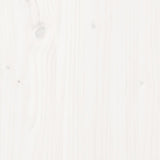 3103929 Bed Frame without Mattress White Solid Wood 120x200 cm