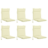 6-Piece High Back Chair Cushions GEMERT 6 pcs 100% Polyester 946494