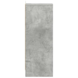 809003 Shoe Cabinet Concrete Grey 31,5x35x90 cm Engineered Wood