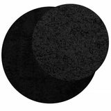 Shaggy Rug PAMPLONA High Pile Modern Black 280 cm 375293