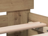 Bed Frame with Headboard Artisan Oak 80 x 200 cm 8009025