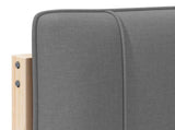 Upholstered Headboard Brown and Light Grey 150 cm 880173