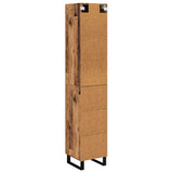 Highboard Old Wood 34.5 x 34 x 180 cm Engineered Wood 3415756