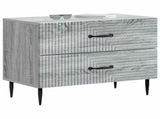 Bedside Cabinet Grey Sonoma 62 x 34.5 x 47.5 cm Engineered Wood 894781
