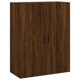 Wall Mounted Cabinet Brown Oak 69.5x34x90 cm 828443