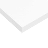 Floating Wall Shelf White 120x23.5x3.8 cm MDF 323820