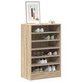 Shoe Cabinet Sonoma Oak 60x35x92 cm Engineered Wood 808948