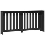 Radiator Cover Black 175x20x82 cm Engineered Wood 852754