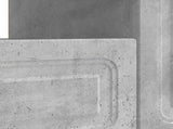 LED TV Cabinet Concrete Grey Engineered Wood 897788