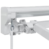 Awning Frame Manual Adjustable White 3 x 2 m Steel 42002523