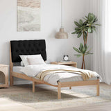 Bed Frame with Upholstered Headboard Brown 80 x 200 cm 878851