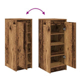 Shoe Cabinet Old Wood 29.5x34x76 cm Engineered Wood 861866