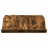 Magazine Rack Smoked Oak 90 x 53 x 28.5 cm Engineered Wood 890892