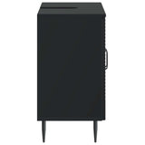 Bathroom Sink Cabinet HAARLEM Black 59.5 x 31.5x 59 cm 896786