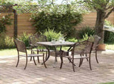 Garden Table Set 5 pcs Bronze Cast Aluminium 3334744