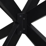 Dining Table Leg Spider Shape Black 85x85x cm Steel 4013120