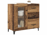 Sideboard Old Wood 69.5 x 34 x 90 cm Engineered Wood and Iron 880842