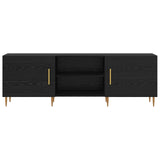 TV Cabinet Black oak 150 x 30 x 50 cm Engineered wood 879597