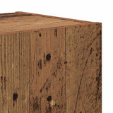 TV Units Wall-mounted 4 pcs Old Wood Engineered wood 3393390