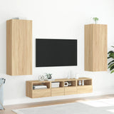 TV Wall Cabinet Sonoma Oak 40.5x30x102 cm Engineered Wood 836933