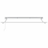 Awning Frame Beige 350 x 200 cm Polyester with PU coating 3329715