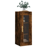 Wall Mounted Cabinet Smoked Oak 34.5x34x90 cm 828905