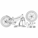 Mountain Bike 24 Inches 6-Speed for 8-12 Years Old White 42009741
