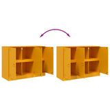 Sideboard Mustard Yellow 99x39x73 cm Steel 841724