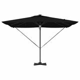 Roma Parasol Black 286 x 284 x 270 cm Aluminium and Polyester 42003355