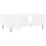 Coffee Table White 90x60x35 cm Engineered Wood 827060