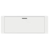 Wall Shoe Cabinet White 100x35x38 cm Engineered Wood 821020