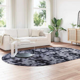 Shaggy Rug High Pile NAVARRA Dark Grey 300x200 cm Polyester 4102936