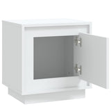 Bedside Cabinets 2 pcs White 44x35x45 cm Engineered Wood 819837