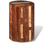 Stool Solid Reclaimed Wood 241628