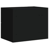 Wall-mounted Bedside Cabinets 2 pcs Black 45x30x35 cm 848328