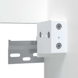 Bathroom Cabinet with Mirror White Engineered Wood 804863