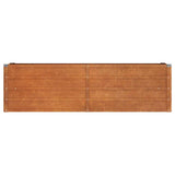Garden Raised Bed Rusty Corten steel Large Decorative Inlays 151952