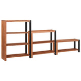 Bookshelf 3 pcs Brown 80 x 30 x 110 cm Solid Acacia wood 3321523