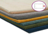 Cushion Cover 12 pcs HEERLEN Anthracite 40 x 80 cm 909984
