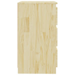 Bedside Cabinet 60x36x64 cm Solid Pinewood 808093