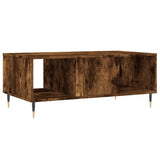 Coffee Table Smoked Oak 90x50x36.5 cm Engineered Wood 830585