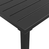 Garden Dining Table Anthracite Steel 110 x 54 x 70 cm Durable 364600
