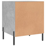 Bedside Cabinets 2 pcs Concrete Grey 40x40x50 cm Engineered Wood 827589