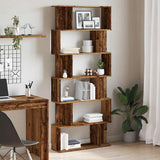 Book Cabinet Old Wood 80x24x192 cm Engineered Wood 855782