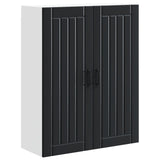 Wall Cabinet LUCCA Black 80 x 31 x 100 cm Engineered Wood 885146