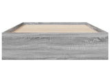 Bed Frame with Storage Grey Sonoma 80 x 200 cm Engineered Wood 3429529